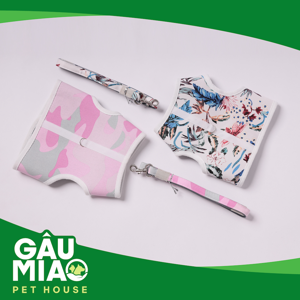 Bộ áo yếm+dây dắt (móc giữa)