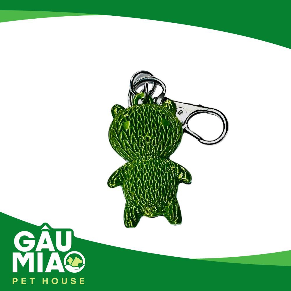 Móc khoá gấu len