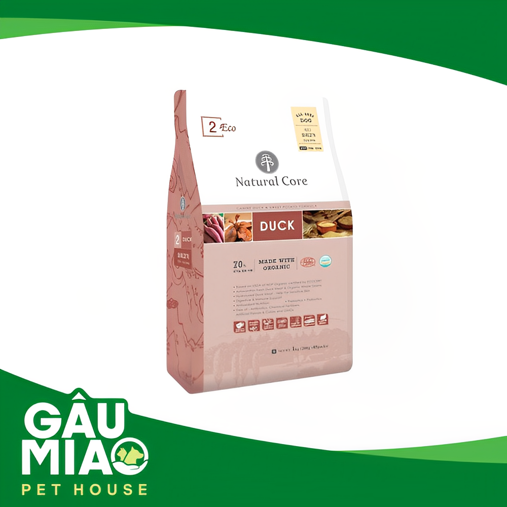 Natural Core Organic Dog Food Duck-Thức ăn hữu cơ cho chó thịt vịt