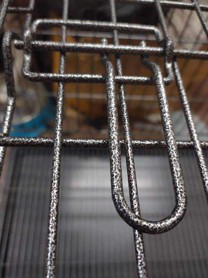 Chuồng sắt tĩnh điện vân đá Diamond