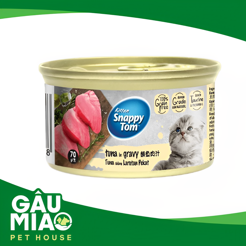 Snappy Tom Kitten-Pate cho mèo con-Lon 70g