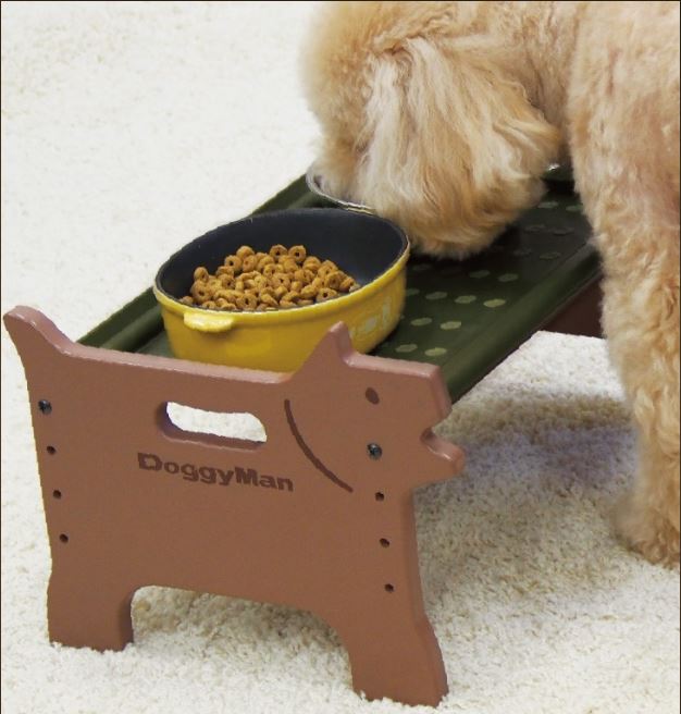 DoggyMan Bàn ăn khay nhựa cho chó s.M-43x24x29cm