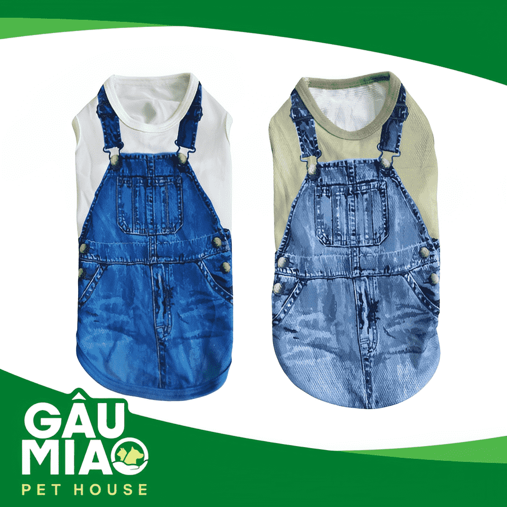 Áo TSN lưới hình yếm jean