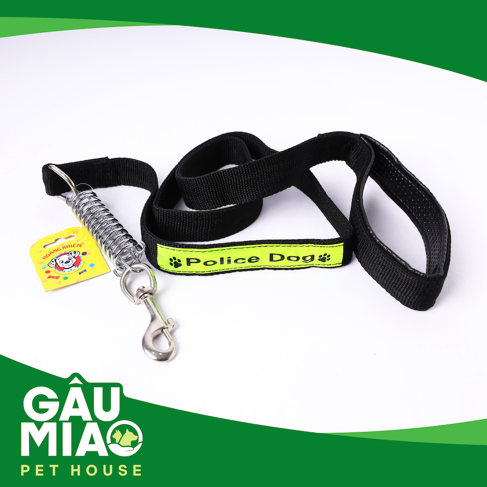 Dây dắt Police HK lò xo rời