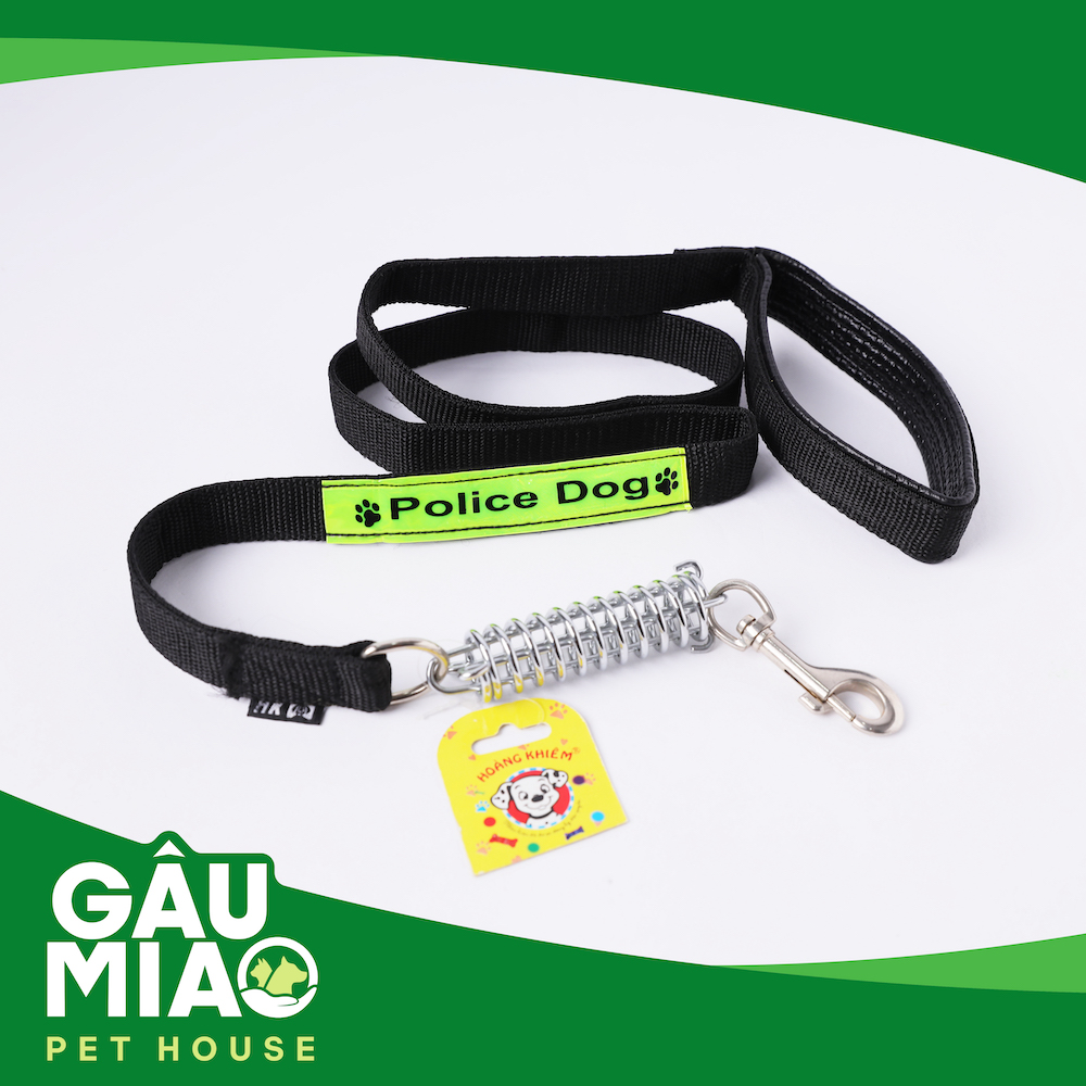 Dây dắt Police HK lò xo rời