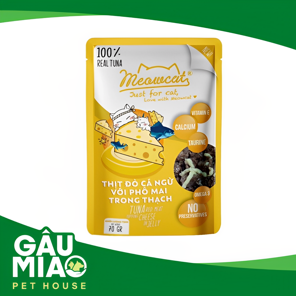Meowcat Pate cho mèo >3 tháng tuổi gói 70g