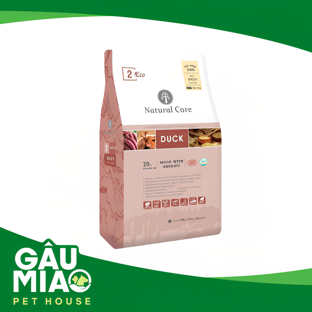 Natural Core Organic Dog Food Duck-Thức ăn hữu cơ cho chó thịt vịt