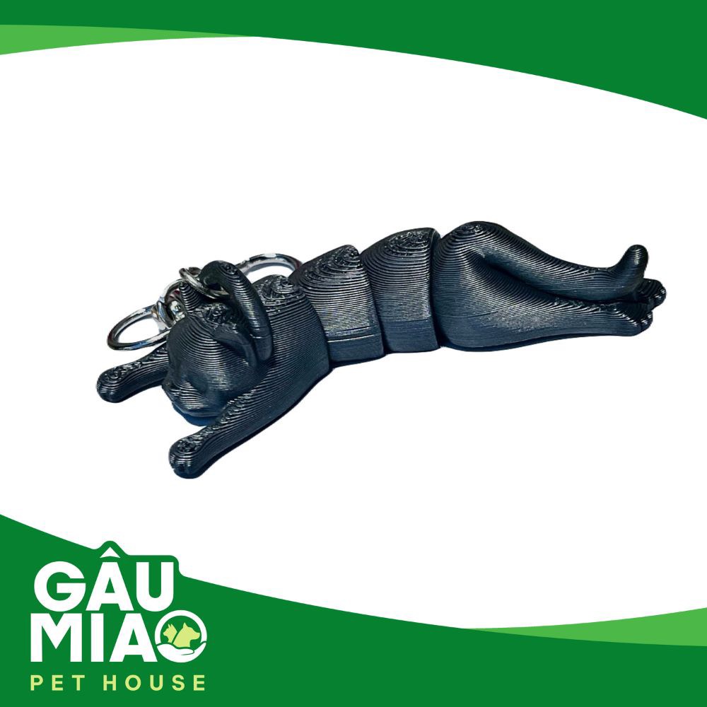 Móc khoá mèo lười