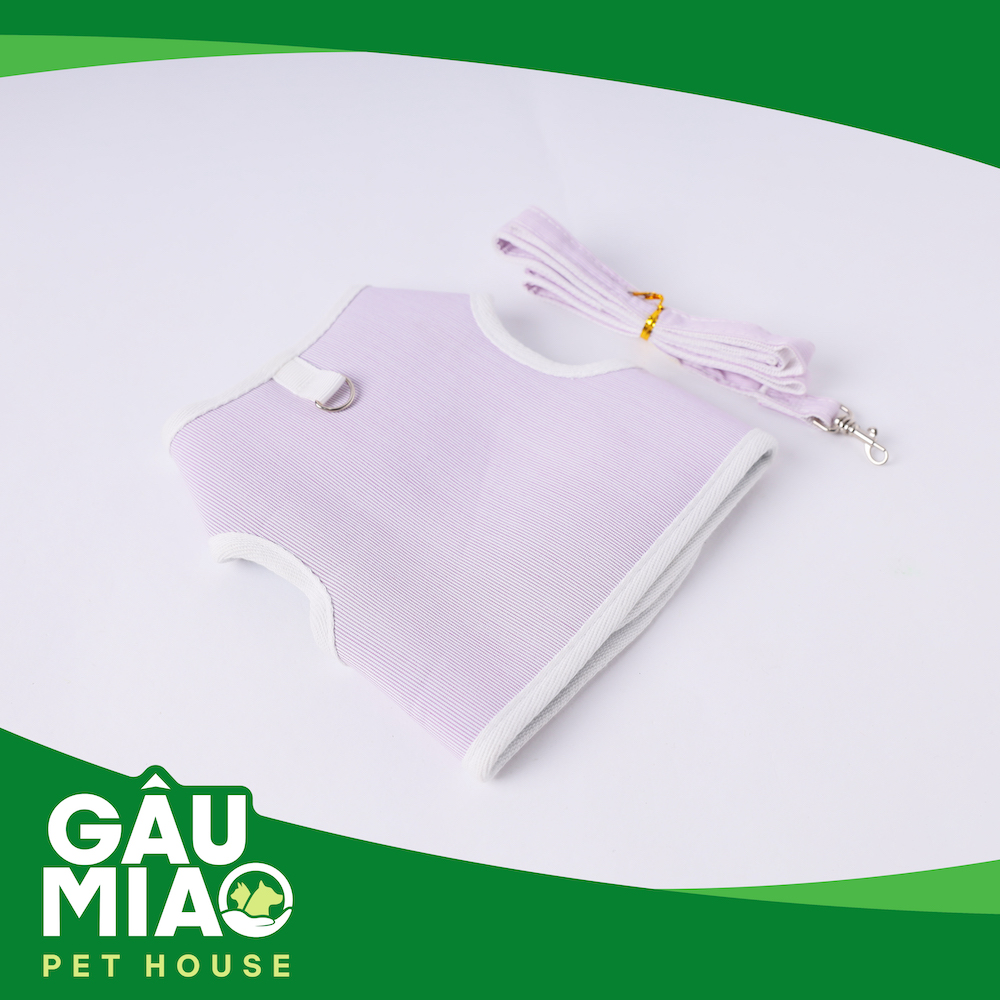 Bộ áo yếm+dây dắt (móc trên)