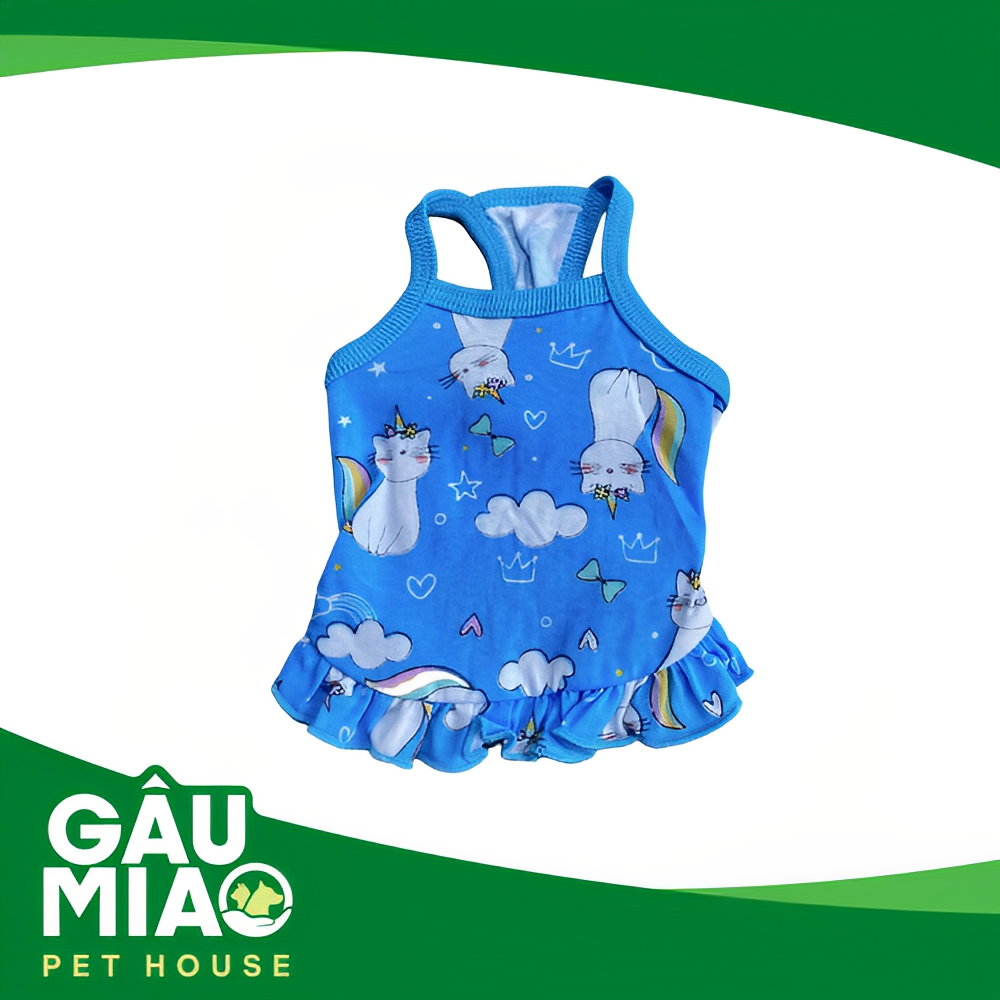 Đầm 2 dây cotton GN