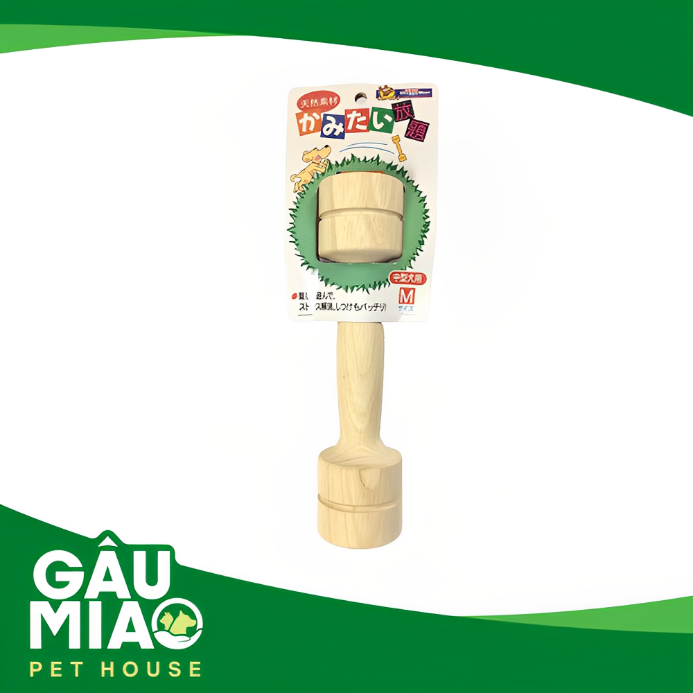 DoggyMan Đồ chơi tạ gỗ