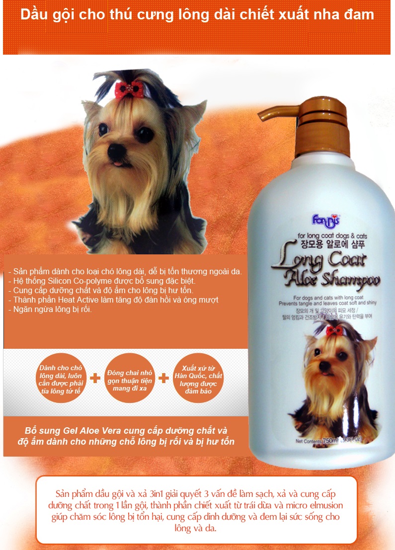 Forbis Long Coat Aloe Shampoo