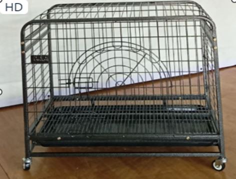 Chuồng sắt khung 76 cửa tròn 77.5*51.5*63cm
