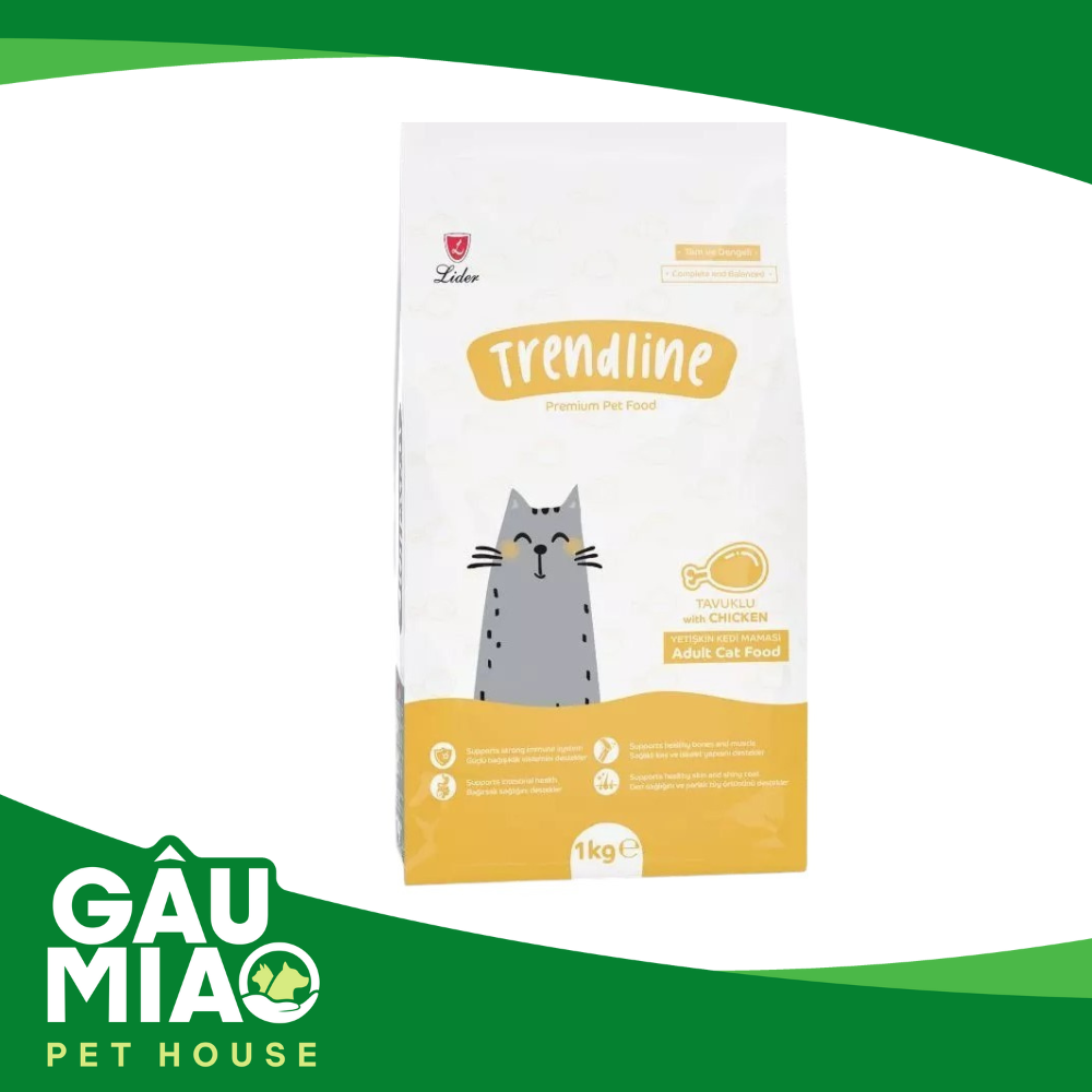 Trendline-Adult cat 1kg-Thức ăn mèo trưởng thành