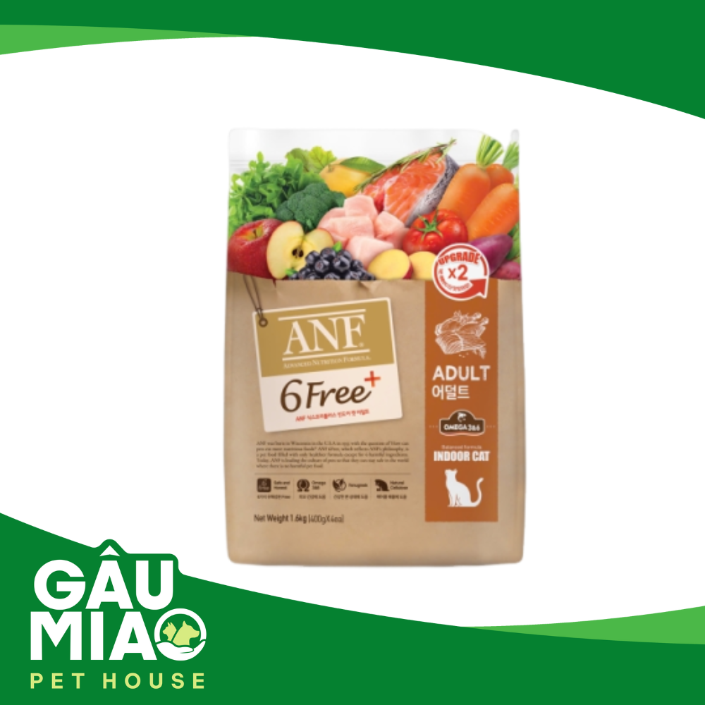 ANF 6 Free + Indoor cat adult - 1.6kg
