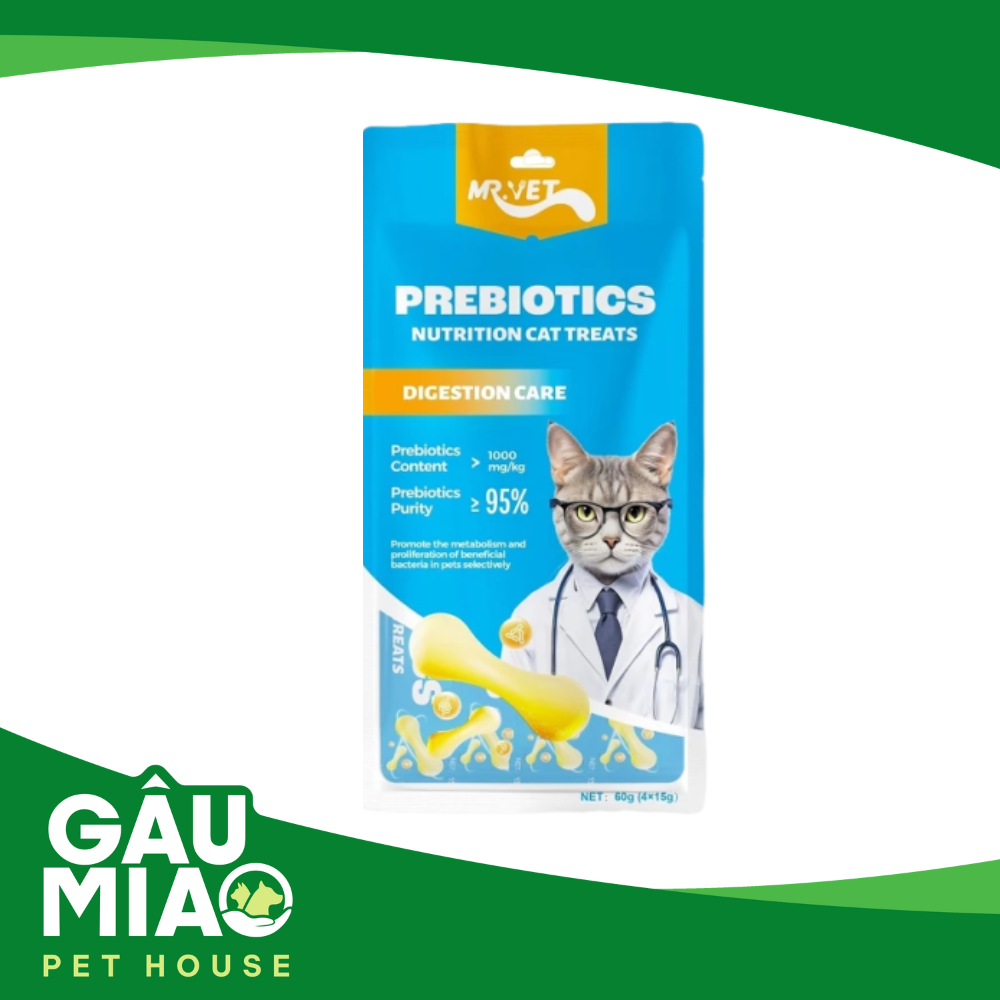 Mr.Vet-Sup thưởng cho mèo 60g (15gx4)