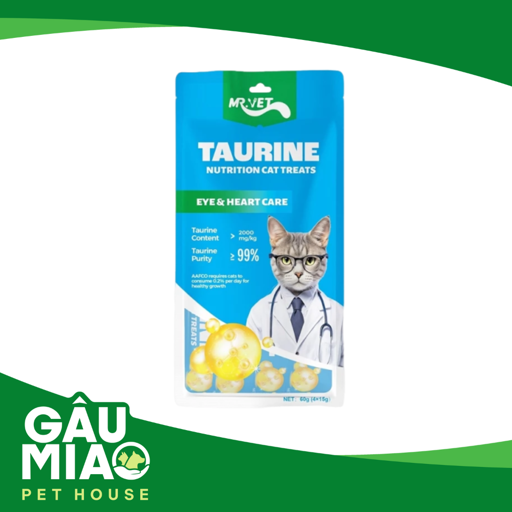 Mr.Vet-Sup thưởng cho mèo 60g (15gx4)