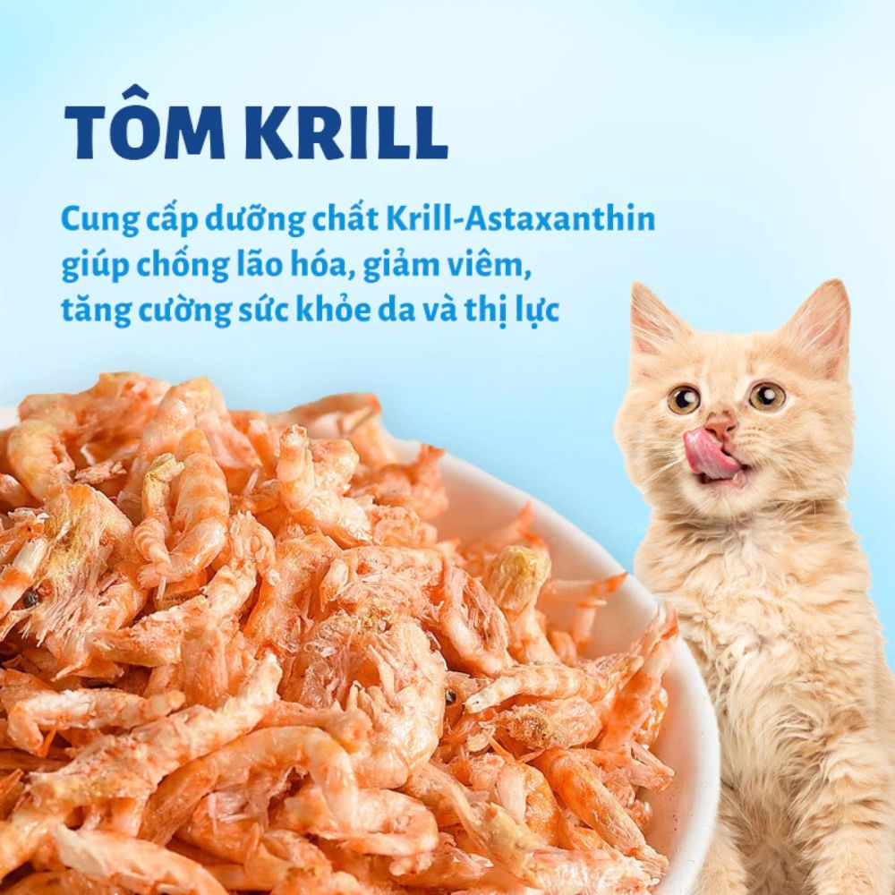 Mr.Vet T4-Thức ăn hạt cho mèo-6 loại cá-1kg