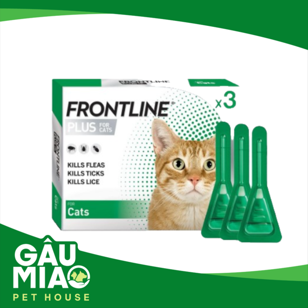 FRONTLINE PLUS CAT- Nhỏ gáy trị ve, rận cho mèo