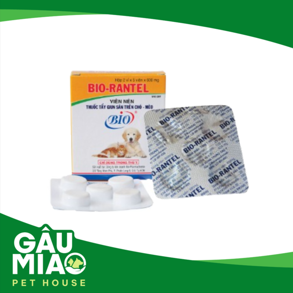 BIO-RANTEL-Thuốc tẩy giun sán trên chó mèo