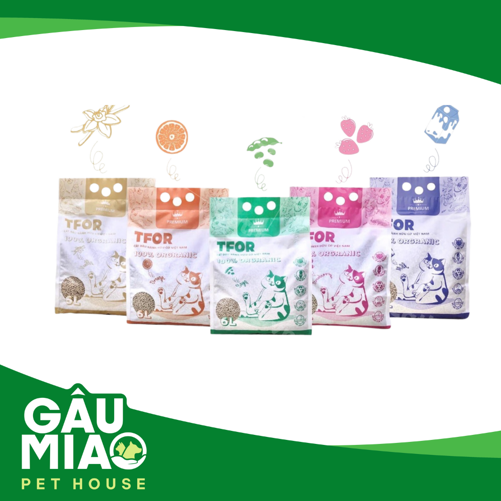 TFOR PREMIUM-Cát đậu nành hữu cơ 6L