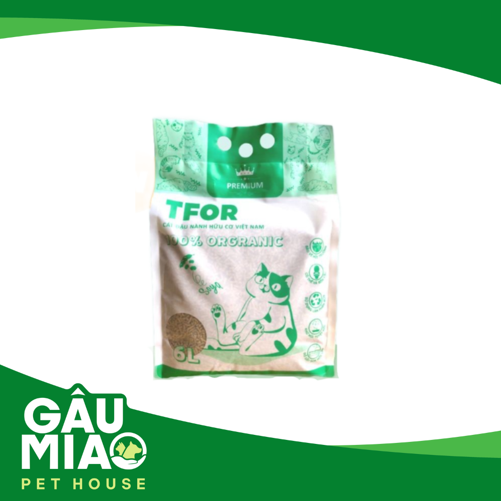 TFOR PREMIUM-Cát đậu nành hữu cơ 6L