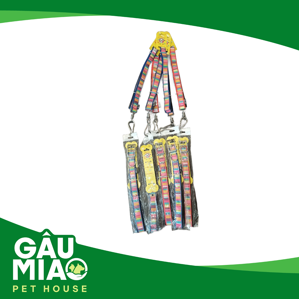 Bộ dắt+vòng cổ đệm HK Sọc s.L