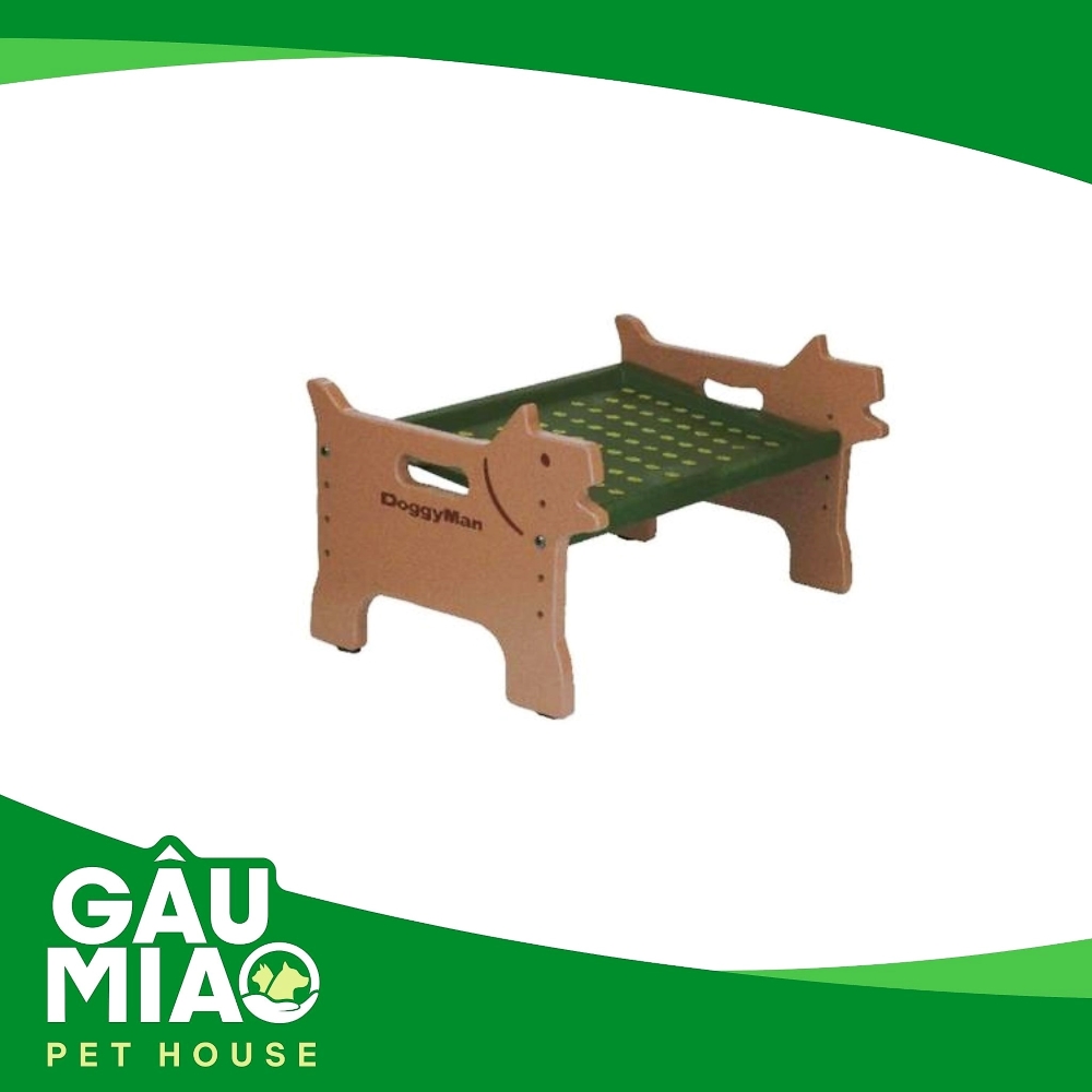 DoggyMan Bàn ăn khay nhựa cho chó s.M-43x24x29cm