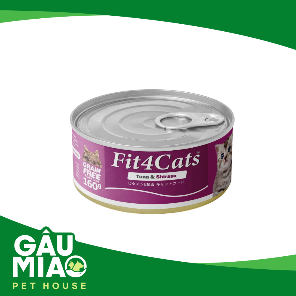 Fit4Cats Cá ngừ cho mèo hộp 160g