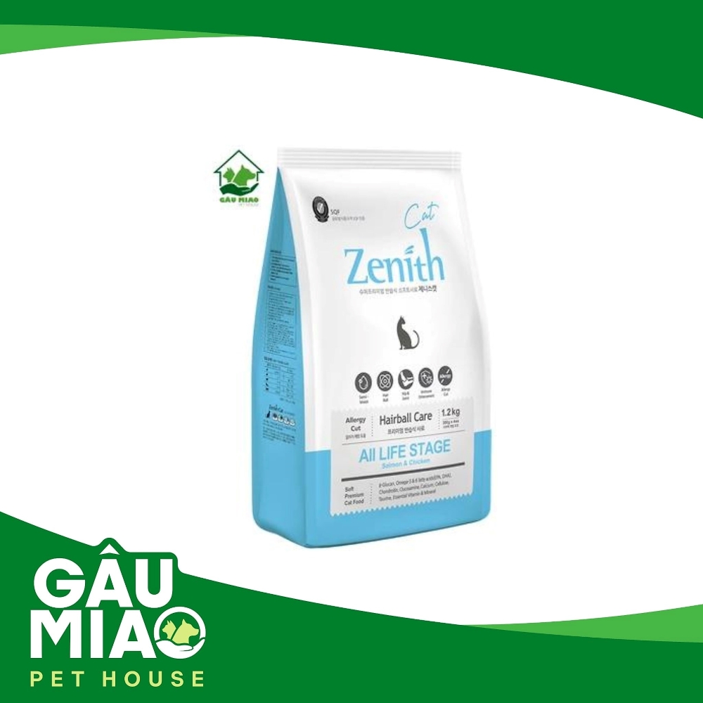 Zenith Cat Hairball - Thức ăn hạt mềm cho mèo