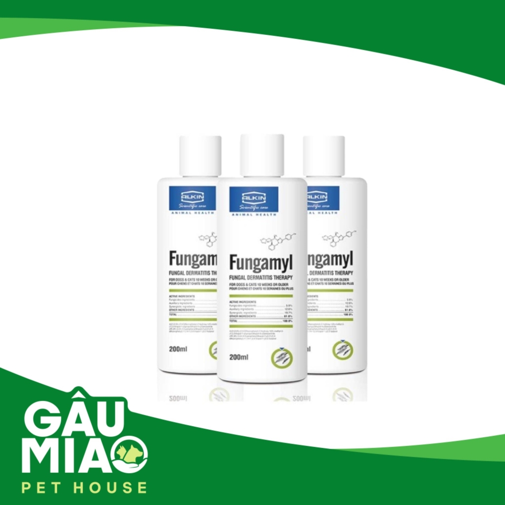 Alkin Fungamyl Dầu tắm trị nấm 200ml