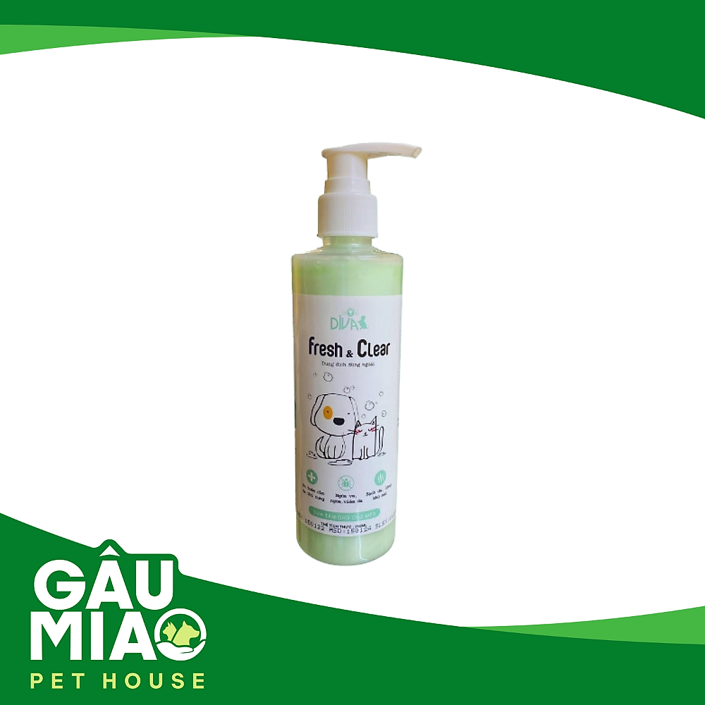 Diva Fresh&Clear ngừa ve,nấm 250ml