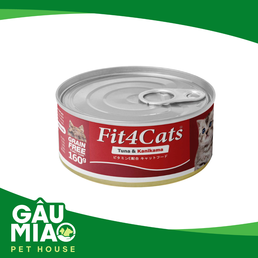 Fit4Cats Cá ngừ cho mèo hộp 160g