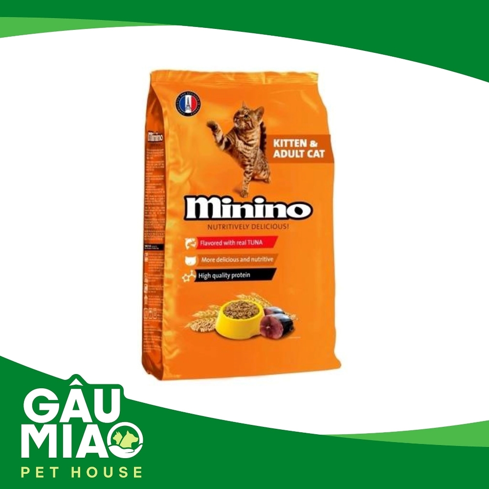 Minino Kitten&Adult Cat Tuna -Vị cá ngừ