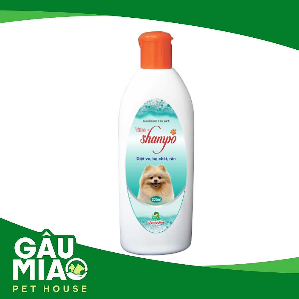 Vime-Shampo Trị ve rận 300ml (nắp cam)