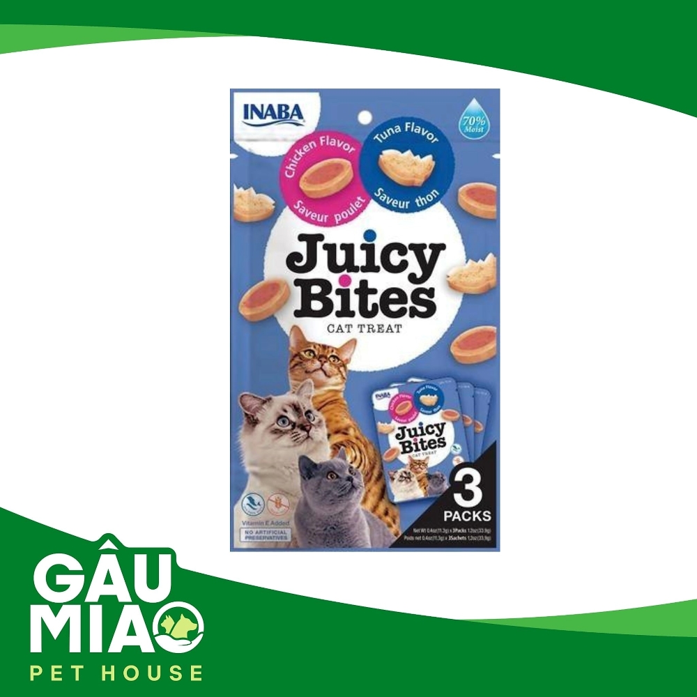 INABA JUICY BITES - Bánh thưởng mềm cho mèo