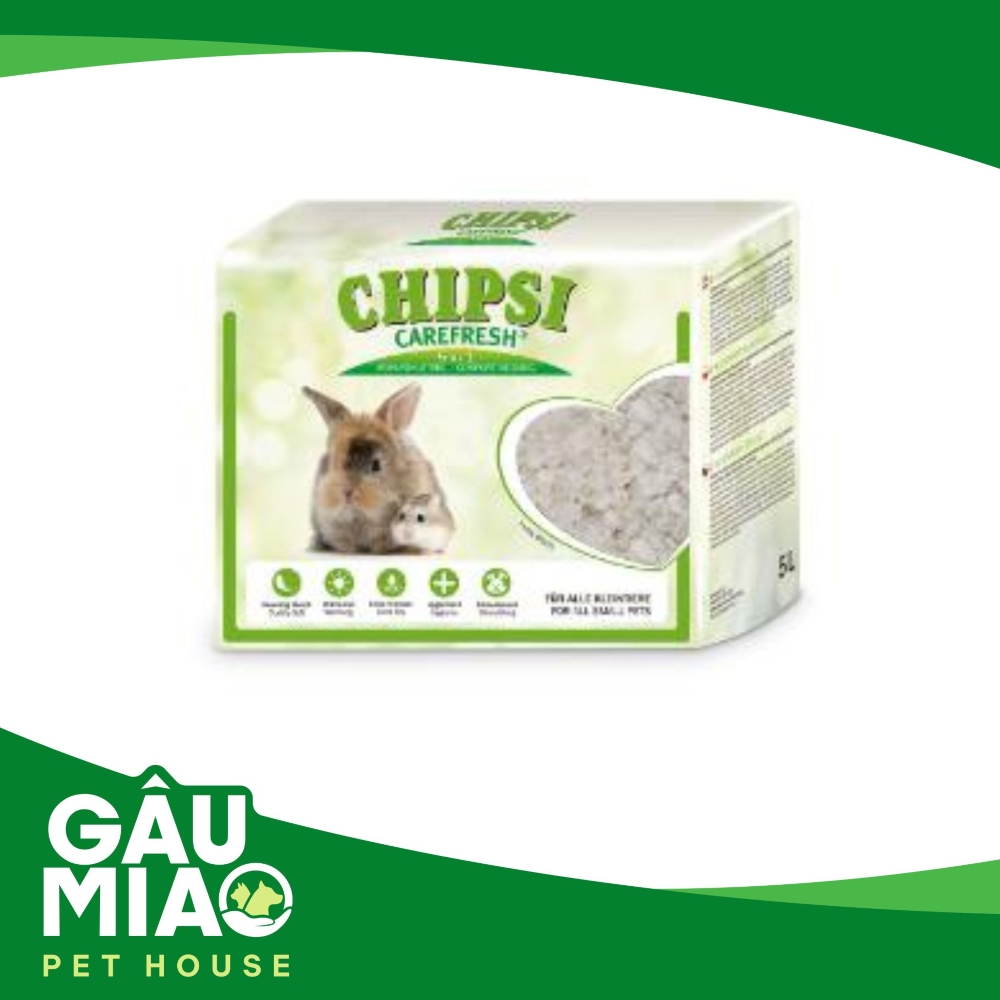 Chipsi Lót chuồng cho thú nhỏ Carefresh Pure White 5L
