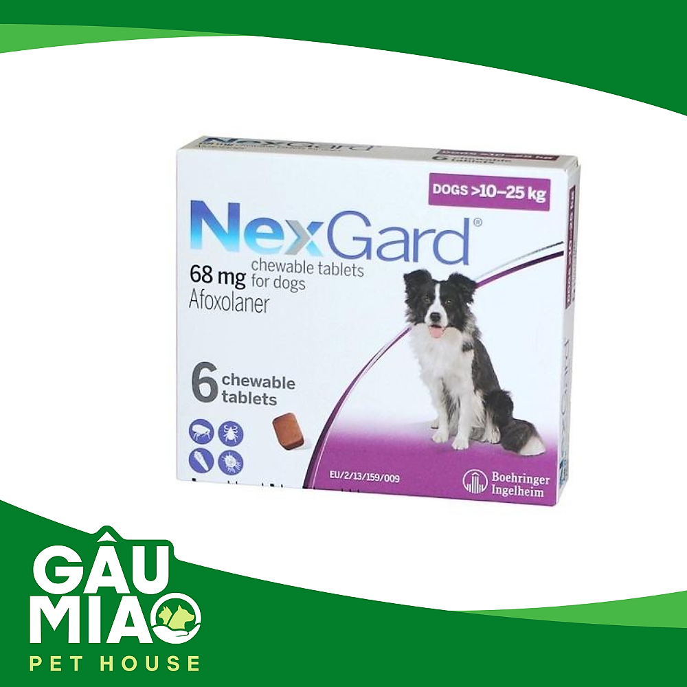 Nexgard viên ăn trị ve, rận, bọ chét, ghẻ