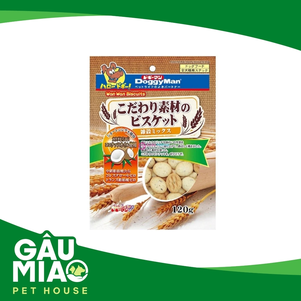 DoggyMan Bánh quy ngũ cốc 120g