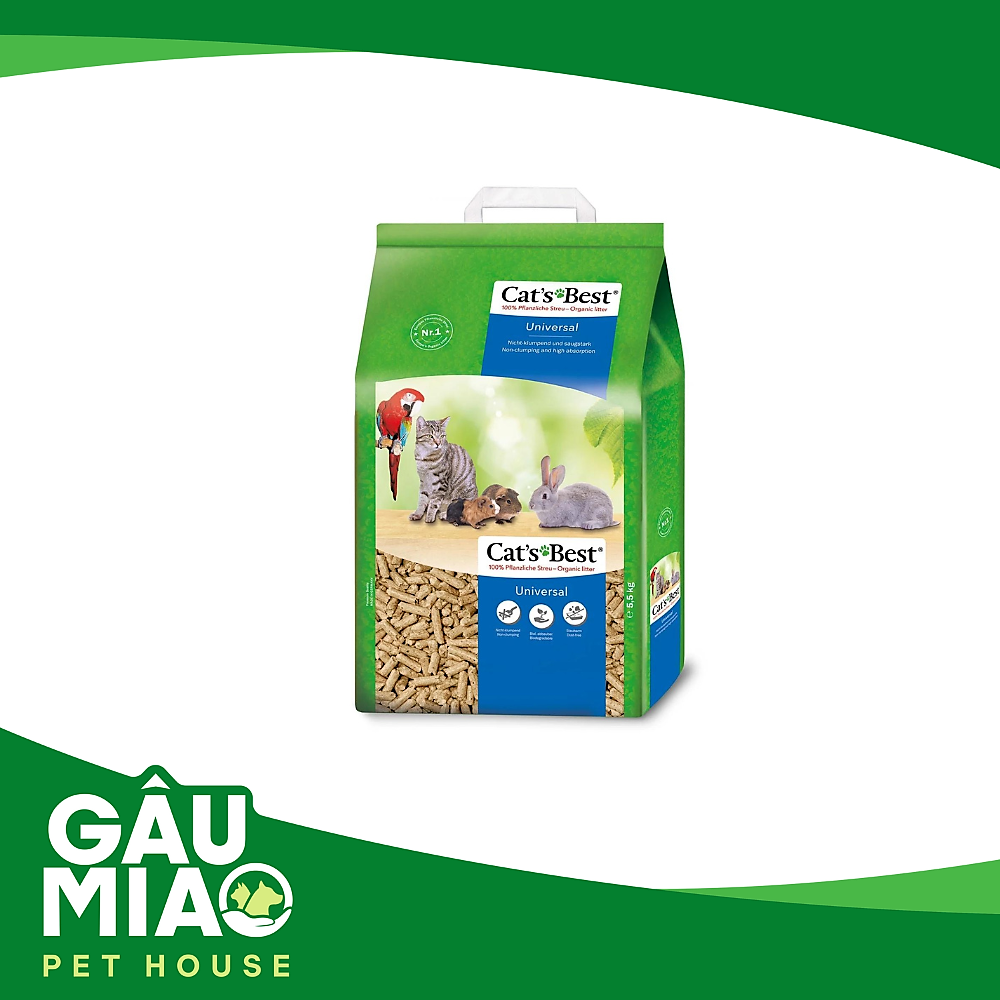CAT'S BEST UNIVERSAL Cát vệ sinh cho thú cưng 5.5kg (10L)