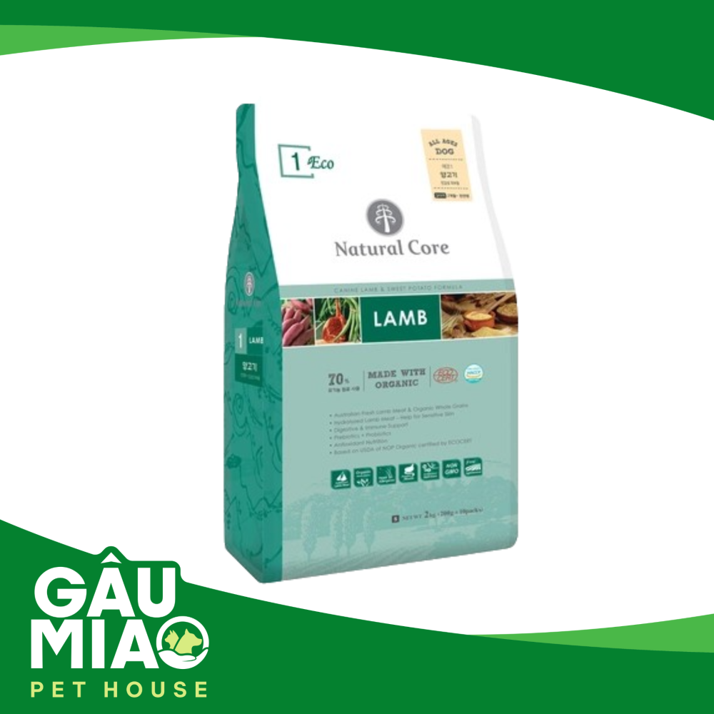 Natural Core Organic Dog Food Lamb