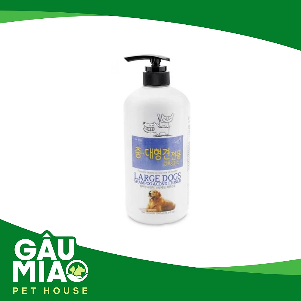 Forbis Large shampoo & conditioner-Sữa tắm cho chó giống lớn