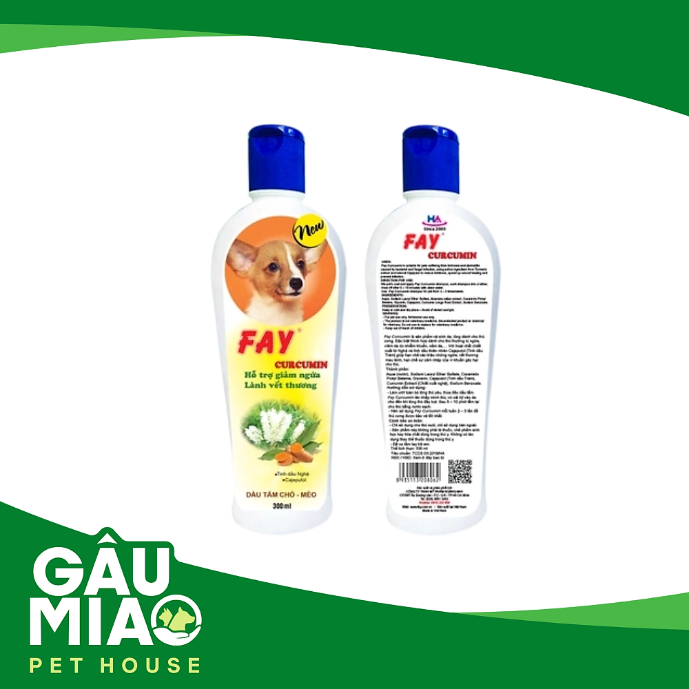 Dầu tắm Fay Curcumin 300ml
