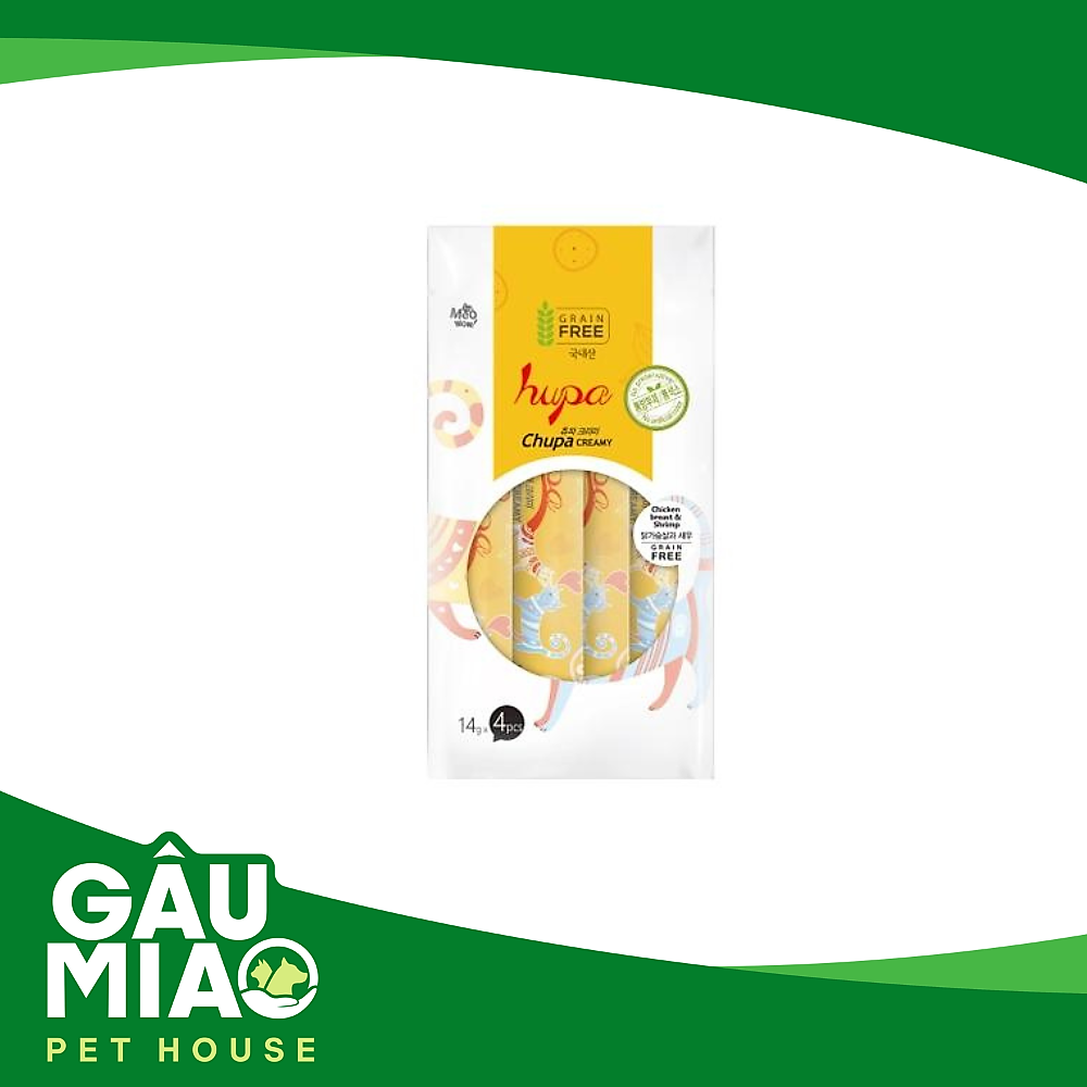 Chupa Creamy - Sốt dinh dưỡng cho mèo 56g (14g*4)