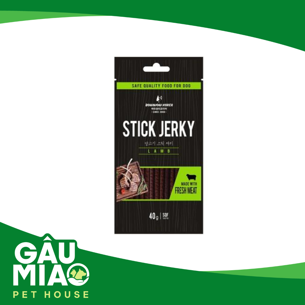 Bowwow Stick Jerky Lamb - Thịt cừu que