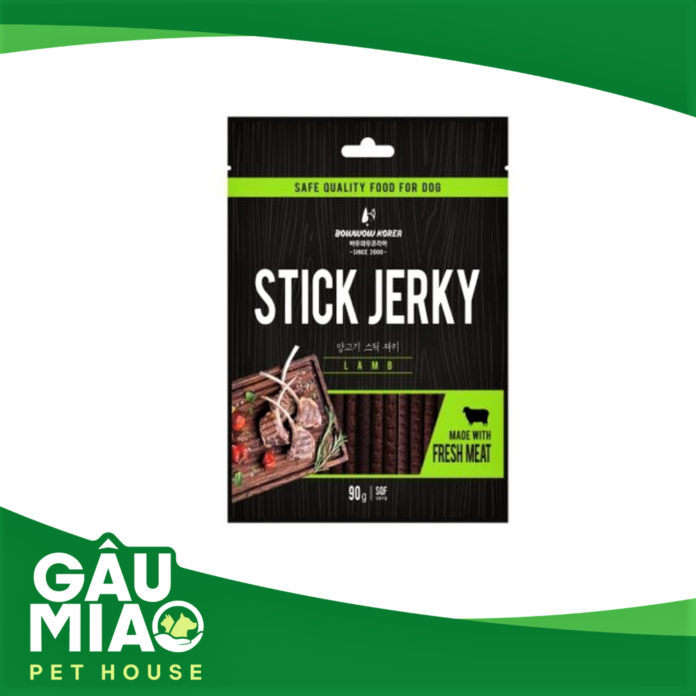 Bowwow Stick Jerky Lamb - Thịt cừu que