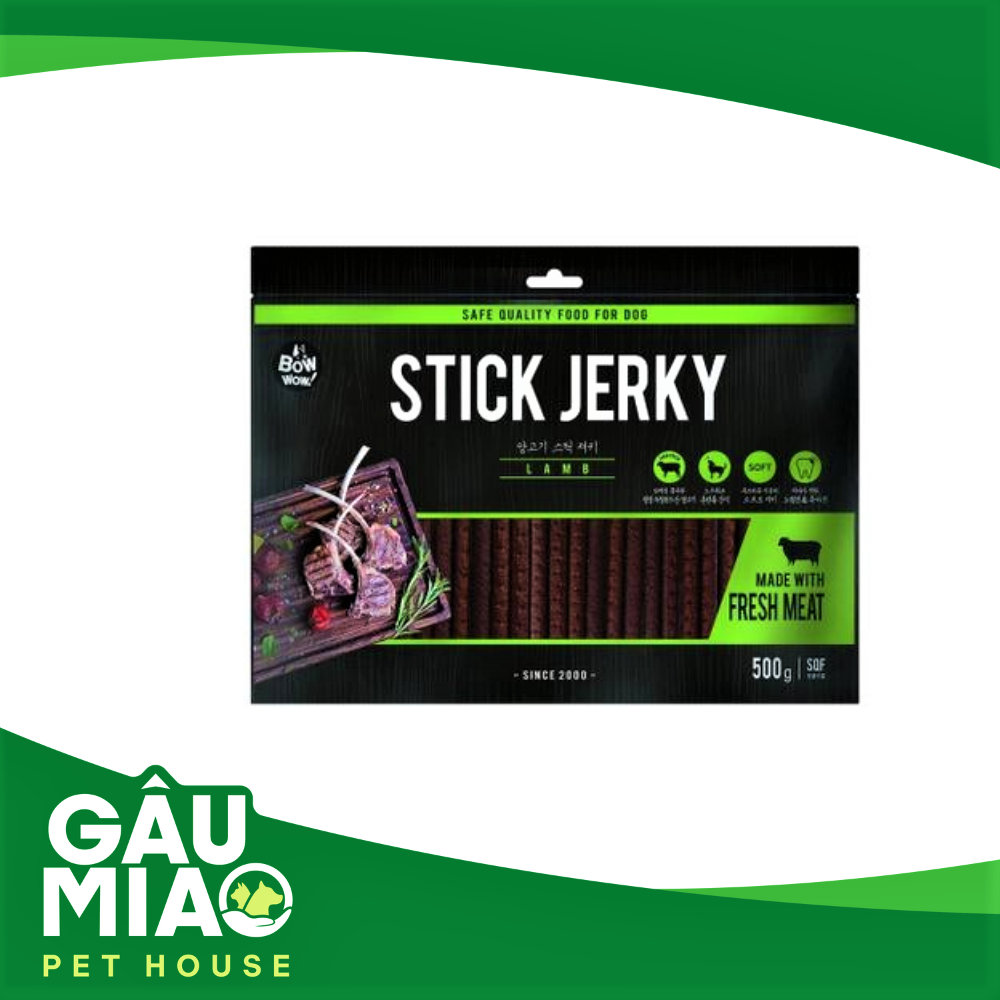 Bowwow Stick Jerky Lamb - Thịt cừu que