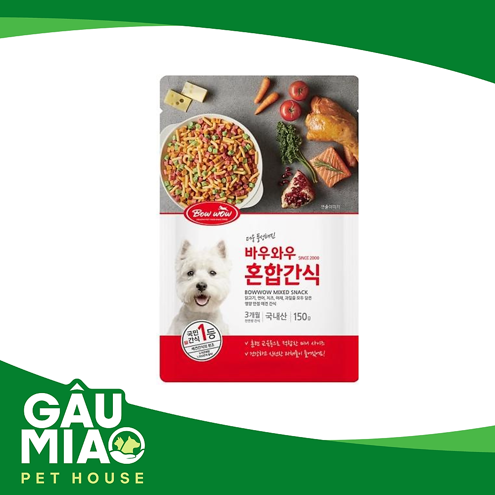 Bowwow Mixed Snack-Snack hỗn hợp cho chó