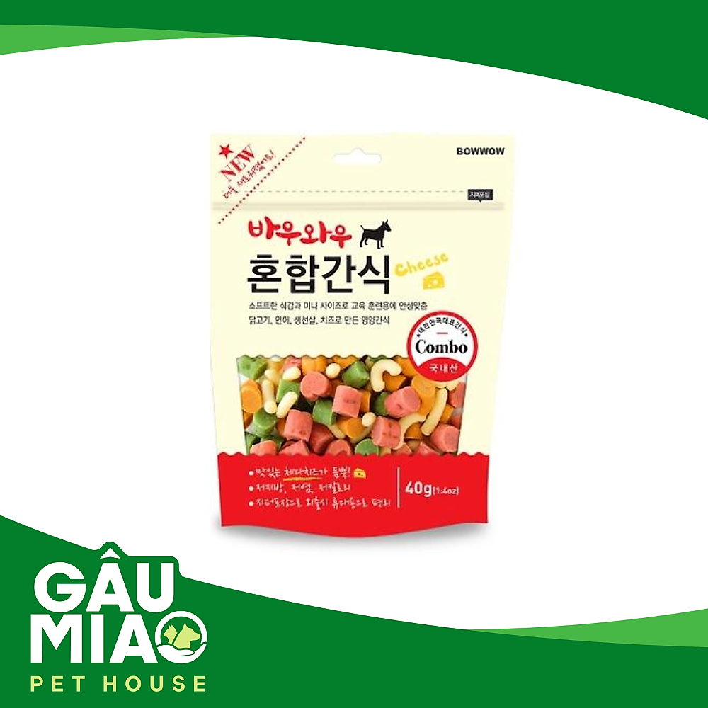 Bowwow Mixed Snack-Snack hỗn hợp cho chó