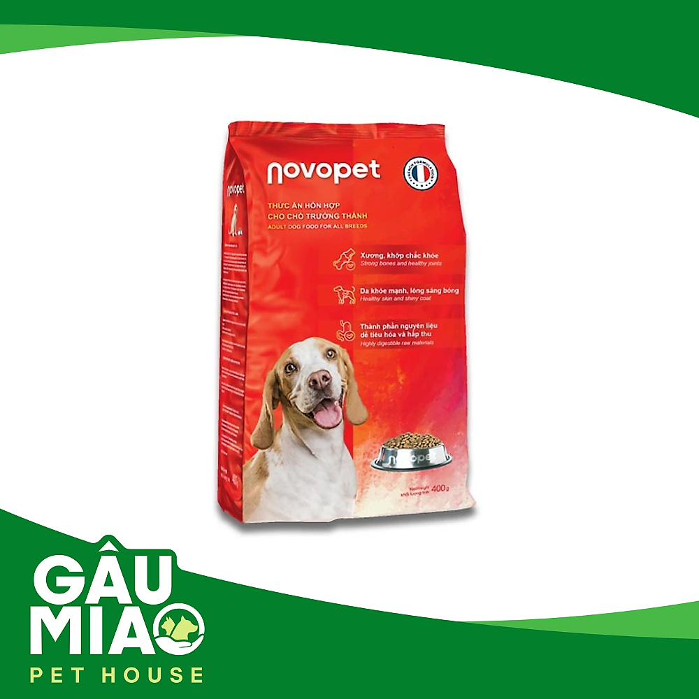 Novopet Thức ăn cho chó trưởng thành 400g